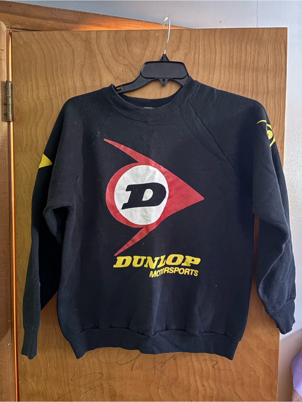 Black vintage Dunlop Motorsports crewneck sweatshirt